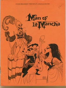 Vintage 1972 MAN of La MANCHA at LINCOLN CENTER Program! Al HIRSCHFELD Cover! - Picture 1 of 7