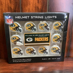 NFL LED Greenbay Packers Football Helmet String Night Christmas Night Lights - Picture 1 of 2