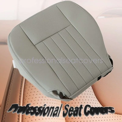 Cubierta de asiento inferior del conductor delantero gris perforada para Lincoln Navigator 2003-2006 Foto 1 de 4