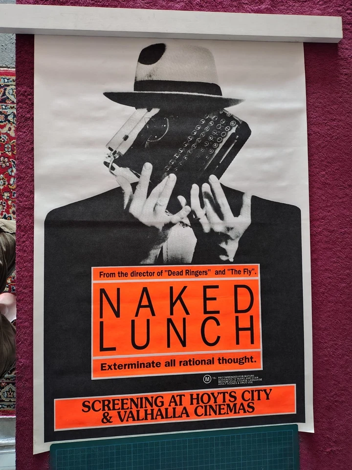 Naked Lunch Vintage Movie Promo Poster 510mm x 760mm Early 1990's - image 1 of 1