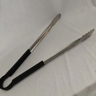 Pinzas comerciales para restaurante Edward Don de 16" de acero inoxidable con empuñadura de goma Foto 1 de 4