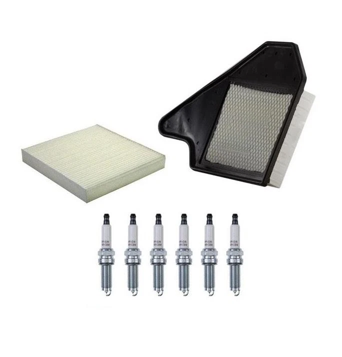6 свечей зажигания Iridium RER8ZWYCB4 воздушный и салонный воздушный фильтр для 11-17 Grand Caravan - Изображение 1 из 4
