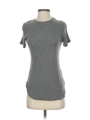Guess Women Gray Active T-Shirt XS - Image 1 of 4