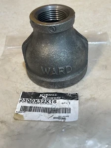 Ward Mfg Rohr Reduzierkupplung 2'' x 1'' FNPT Ende Temperguss, verzinkt M2 - Bild 1 von 3