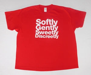 Camisa Tenacious D For America 2020 'Softly Gently Sweetly Discreetly' 2XL NUEVA - Imagen 1 de 3