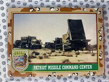 1991 Topps Desert Storm Patriot Missile Command Center #77 gulf war trading card