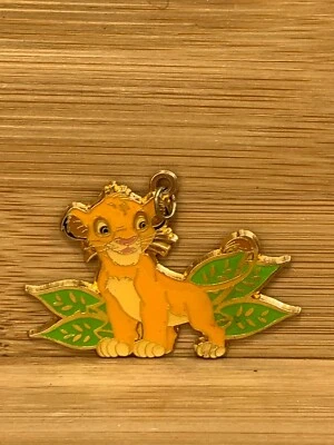 Vintage Disneyland Disney Lion King Simba Necklace Pendant - Gold - Image 1 of 2