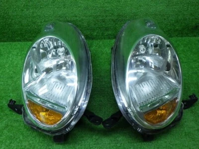 Nissan March Micra K12 Headlights Lamp Right Left Set OEM Free Shipping Foto 1 de 4