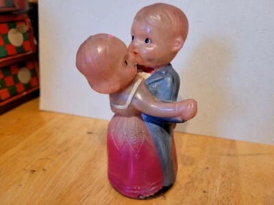 NICE VINTAGE  CELLULOID WIND UP  DANCING COUPLE  made in Occupied JAPAN  #2 - Image 1 of 4