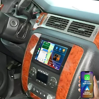 Reproductor GPS radio estéreo para automóvil CarPlay Android 13 2007-2011 Chevrolet Avalanche Foto 1 de 4