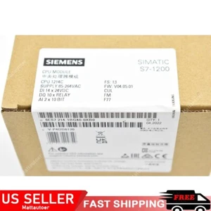 Nuevo Siemens 6ES7214-1BG40-0XB0 6ES7 214-1BG40-0XB0 SIMATIC S7-1200, CPU 1214C - Imagen 1 de 4