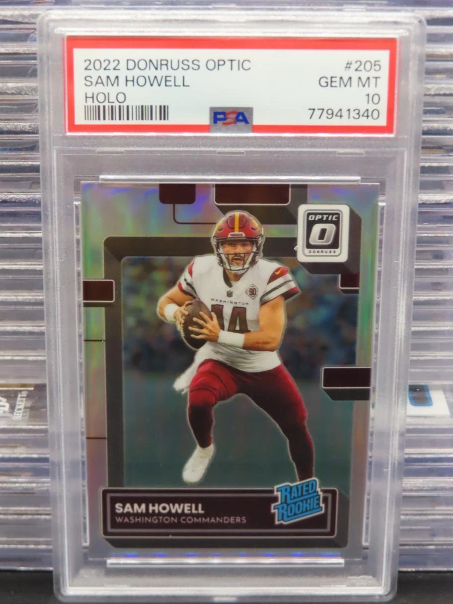 Sam Howell 2022 Optic #205 Holo Price Guide - Sports Card Investor