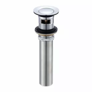 Emergente Lavabo Baño Desagüe con Rebosadero Plata - Imagen 1 de 6