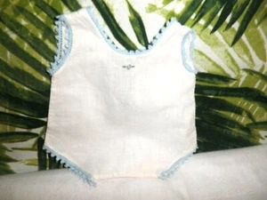SIN MUÑECA~Peluche de lino vintage (bragas de ropa interior de una sola pieza) para muñecas compuestas, #302 - Imagen 1 de 7