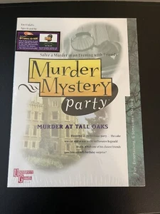 Murder Mystery Party Brettspiel: Murder at Tall Oaks 1996 BRANDNEU VERSIEGELT - Bild 1 von 3