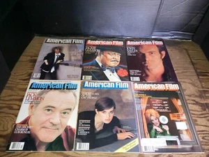American Film Magazine Lot of 6 1981-1986 Jam Feb Apr May Sep Oct Nov Gleason  - Picture 1 of 17