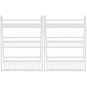 2 Pieces Blumenständer Modell Mini -Hausmöbel Miniaturlagerregal - Bild 1 von 12