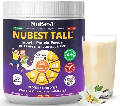 NuBest Tall Growth Protein Powder - Helps Kid & Teen Develop Healthily (Vanilla) - Image 1 of 4