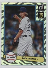 2016 Panini Donruss 1982 Design Holoflow /199 Zack Greinke #D82-9