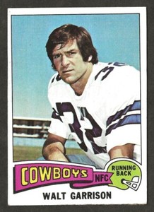 1975 Topps #341 WALT GARRISON Dallas Cowboys EXMT - 07