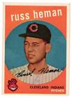 1959 Topps - Russ Heman (#283)  Cleveland Indians   Dg