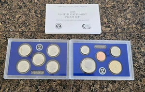 2025 S US MINT PROOF SET-10 Proof Coins  On Hand Ready To Ship Comes With PENNY - Picture 1 of 7