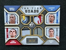 2009-10 SP Game Used Patch Relic Jersey Logoman Tag Rookie Rc Hill Lee Anderson