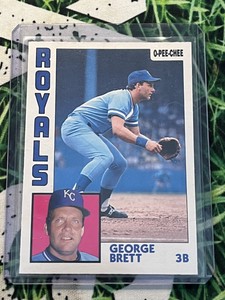 1984 O-Pee-Chee Baseball Card #212 George Brett