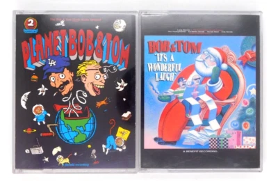 Cassette Bob & Tom Planet It’s a Wonderful Laugh 2 Sets 4 Tapes Big Mouth - Image 1 of 2