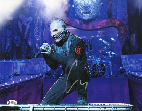 COREY TAYLOR SIGNED AUTOGRAPH 'SLIPKNOT' 'STONE SOUR' 11X14 PHOTO BECKETT 234 Cover