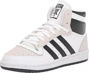 Adidas Top Ten HI White Black Trainers UK 9 - Brand New With Box - Picture 1 of 6
