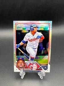 2023 Topps Chrome Jose Ramirez Prism Refractor Baseball Card Cleveland Guardians - Picture 1 of 2