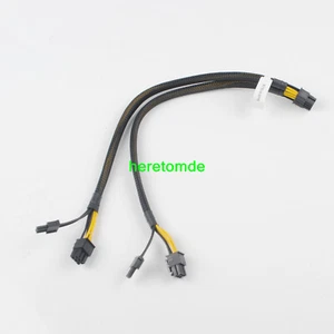 Câble d'alimentation 8P vers double 8 broches (6+2) pour GPU Dell PowerEdge R730 R720 T440 T640 35 cm - Photo 1/4