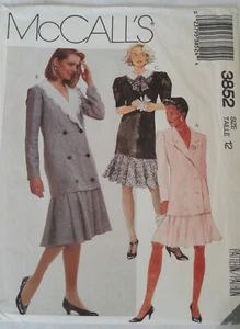 McCall's Sewing Pattern Women's SUIT DRESS 3852 Size 12 UNCUT - Picture 1 of 5