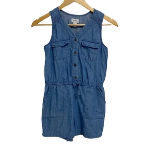Old Navy youth girls jumpsuit shorts sleeveless size L (10-12) - Picture 1 of 7