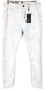 Scotch&Soda Stump Hombre W29 Pantalones Suelto Algodón Gris Militar Estampado - Imagen 1 de 10