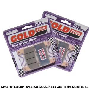 BMW S1000 RR 2015 Goldfren S33 Front Brake Pad Set - Picture 1 of 1