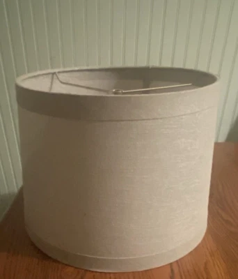 银色灰色鼓灯罩适用于桌/落地灯灯罩-9 — 第 1/4 张图片