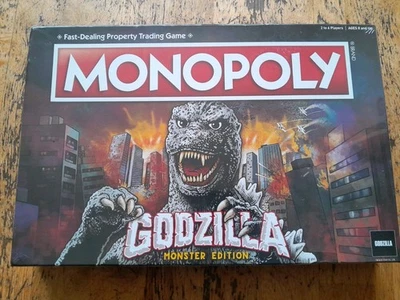 CLASSIC MONOPOLY GODZILLA MONSTER EDITION  BRAND NEW STILL SEALED  - Image 1 of 3