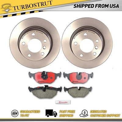 Prime Brembo 后刹车套件刹车片转子适用于 2003 - 2005 宝马 Z4 — 第 1/4 张图片