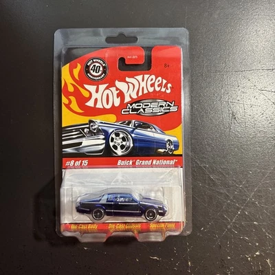 Hot Wheels Modern Classic #8 of 15 Buick Grand National blue diecast 1/64 - Image 1 of 4