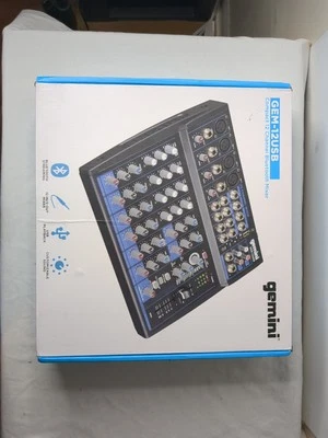 Gemini GEM-012USB 12 Channel Bluetooth Audio Mixer Pack - Image 1 of 4