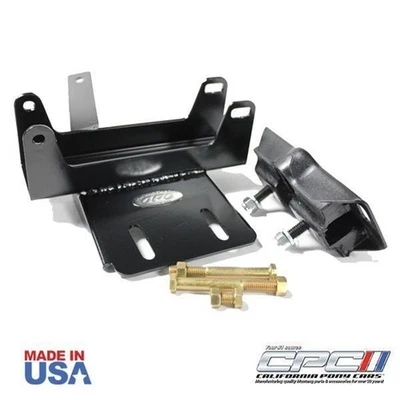 Transmission Crossmember Conversion Steel Black Ford Mercury C-4 T-5 Kit Foto 1 de 4