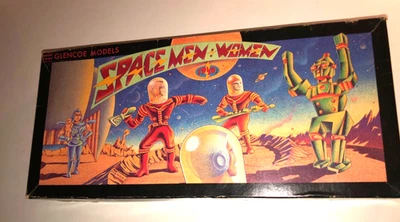 Space Men & Women Glencoe Models Kit 1:20 Scale Original Box Reproduction 1991 - Image 1 of 4