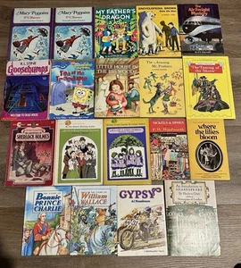Lot Of 19 Young Adult / Teen Books, Mostly Vintage. Poppins, Prothero Goosebumps - Picture 1 of 3