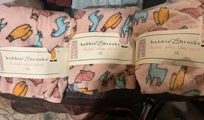 Calça de dormir Bobbie Brooks feminina plus size 1x - sem drama lhama preço por peça - Imagem 1 de 3
