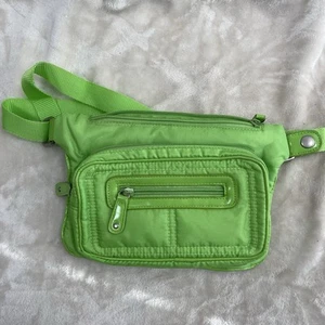 Marsupio marsupio vintage anni 80 retrò neon colorblock cintura in vita - Foto 1 di 8