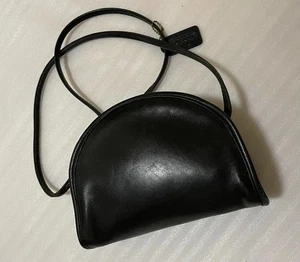 Bolso de Hombro Old Coach Media Luna 342 Bandolera Cuero Raro - Imagen 1 de 8