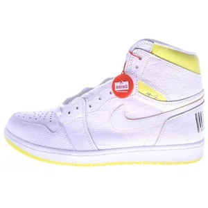 NIKE AIR JORDAN 1 RETRO HIGH OG FIRST CLASS FLIGHT TOP SNEAKERS WHITE Used e6979 - Picture 1 of 7