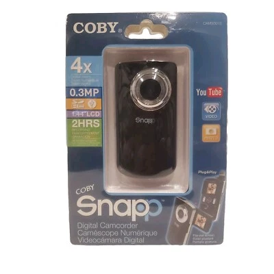 Coby Snapp Digital Camcorder CAM3001S Video Photo YouTube Plug & Play - Image 1 of 4